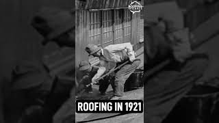 Roofing in 1921 #retro #roofrepair