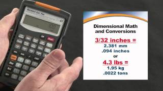 Machinist Calc Pro Dimensional Math and Conversions How To