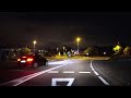 driving at night with relaxing engine sounds no music