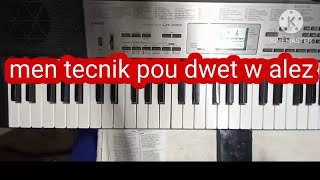 Men koman pou dwet ou alez sou piano a 3 tecnik avek metod