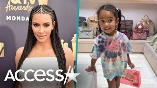 Kim Kardashian Catches Daughter Chicago Trying To Snatch Her Purse