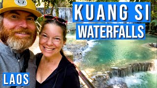 LAOS 🇱🇦 Kuang Si Waterfalls (plus, REALLY cute bears 🐻)