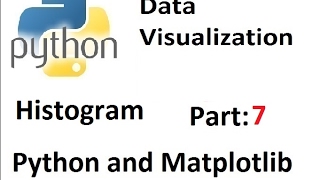 Python Data Visualization Histogram Part 7