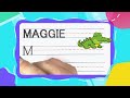 how to write maggie write with me for kids