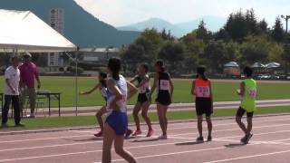 第24回福井県中学校女子駅伝競走大会　1区～2区中継