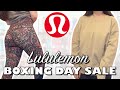 LULULEMON | Boxing Day Sale | TRY ON HAUL (Leggings, Sweatshirts, etc.)