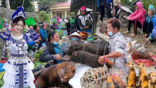 Chợ phiên vùng biên giới những ngày giáp tết - Người già trẻ nhỏ nhộn nhịp đi sắm đồ tết