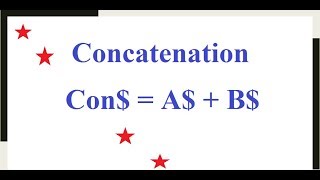 How to Concatenate Strings | Concatenation Operator '+' | GW BASIC Programming Tutorials