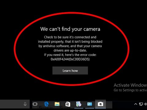 How To Fix Webcam Not Working-Error Code 0xA00F4246(0x887A0004) In ...