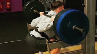 140KG Squat Failed Depth Attempt