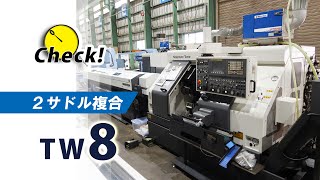 26696 中村留精密工業 ２サドル型ＮＣ複合旋盤 TW-8 2015年