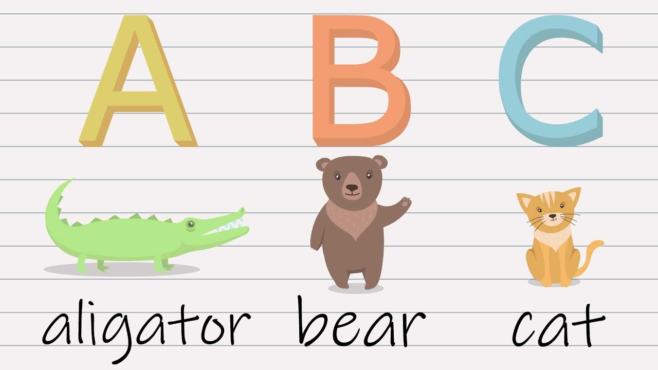 Abc Animals For Kids A Is For Alligator B Is For Bear C Is For Cat