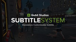 FiveM Subtitle [Standalone] - Subtitle / Notification Script