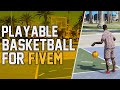 PLAY BASKETBALL IN GTA 5 FIVEM |  PROJECT ROGUE TUTORIAL | https://discord.gg/msuR44FR2y