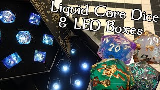 Liquid Core Dice & LED Dice Boxes | Review & Liquid Core Examples