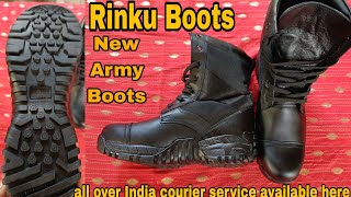 New Army Boots !! Brand: Rinku Dms Indian Army Best Quality Army Boots Mountain Boots 👍🇮🇳