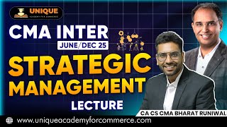 CMA INTER | LECTURE JUNE/DEC 25 | STRATEGIC MANAGEMENT (G2) L3 | CA CS CMA BHARAT RUNIWAL