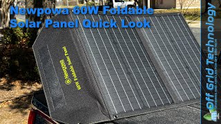 Newpowa 60 watt Lightweight Foldable Solar Panel Review | Offgrid Technology