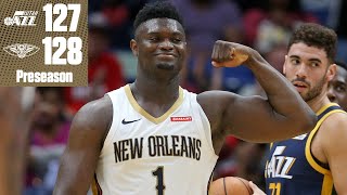 Zion drops 26 points vs. the Jazz and buries a 3-pointer in the Pelicans' win | 2019 NBA Highlights