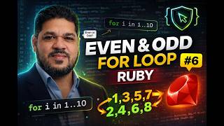 Ruby Programming Tutorial 6 – For Loop to Find Even or Odd Numbers