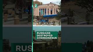 ❗Russians destroyed ancient Chersonesus and erected new building in its place #shorts