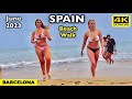 Beach Walk Barcelona, Spain Summer Vibes, Incredible, June 2023