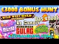 €3000 BONUS HUNT!!🫣🤞🎰