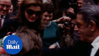 Jackie Kennedy and Aristotle Onassis visit Belfast in 1970 - Daily Mail