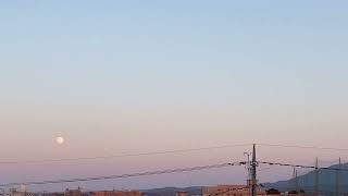 2/5夕方の伯耆富士…今日は青空が広がりいいお天気でした☀️