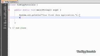Java - Compiling And Running First Application
