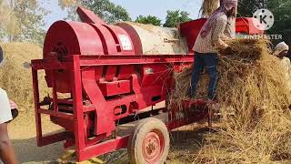 Thresher machine// at village farmers//