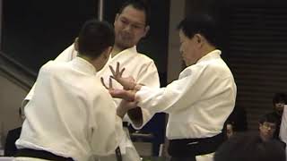 Inoue Kancho demonstrates at the 51st All Japan Enbu – Aikido, Japan.