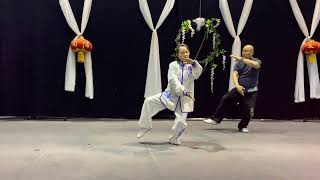 24式太极拳李晖叶志威老师 24 Step Tai Chi performed by Master Faye \u0026 Tary Yip - HD