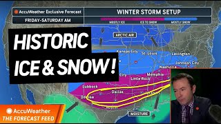 The Forecast Feed: Historic Ice & Snow Storm For Much of Nation