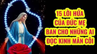 15 Lời Hứa Của Đức Mẹ Ban Cho Những Ai Đọc Kinh Mân Côi || Phó Thác