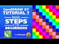 (BASIC) TUTORIAL 1 CorelDRAW X7 BASIC STEPS FOR BEGINNERS ENGLISH