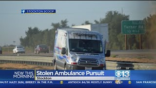 Woman Arrested After Pursuit In Stolen Ambulance