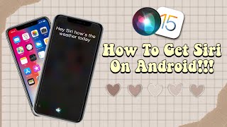 Tutorial | How To Get Siri On Any Android phone | 2022 | Hridya k