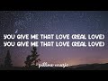 real love clean bandit with jess glynne lyrics 🎵