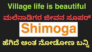 ನಮ್ಮ ಮಲೆನಾಡ Village vlog || village life style || shimoga || #Girishk #youth #villagevlogs #village