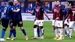 Zlatan Ibrahimovic Fight vs Romelu Lukaku Milan vs Inter 2021 1080i HD💥🔥🔥