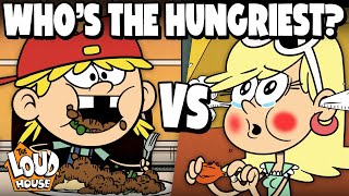 Who is the HUNGRIEST Loud? 😋 | The Loud House
