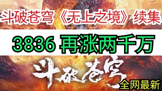 斗破苍穹续集《无上之境》 3836 再涨两千万