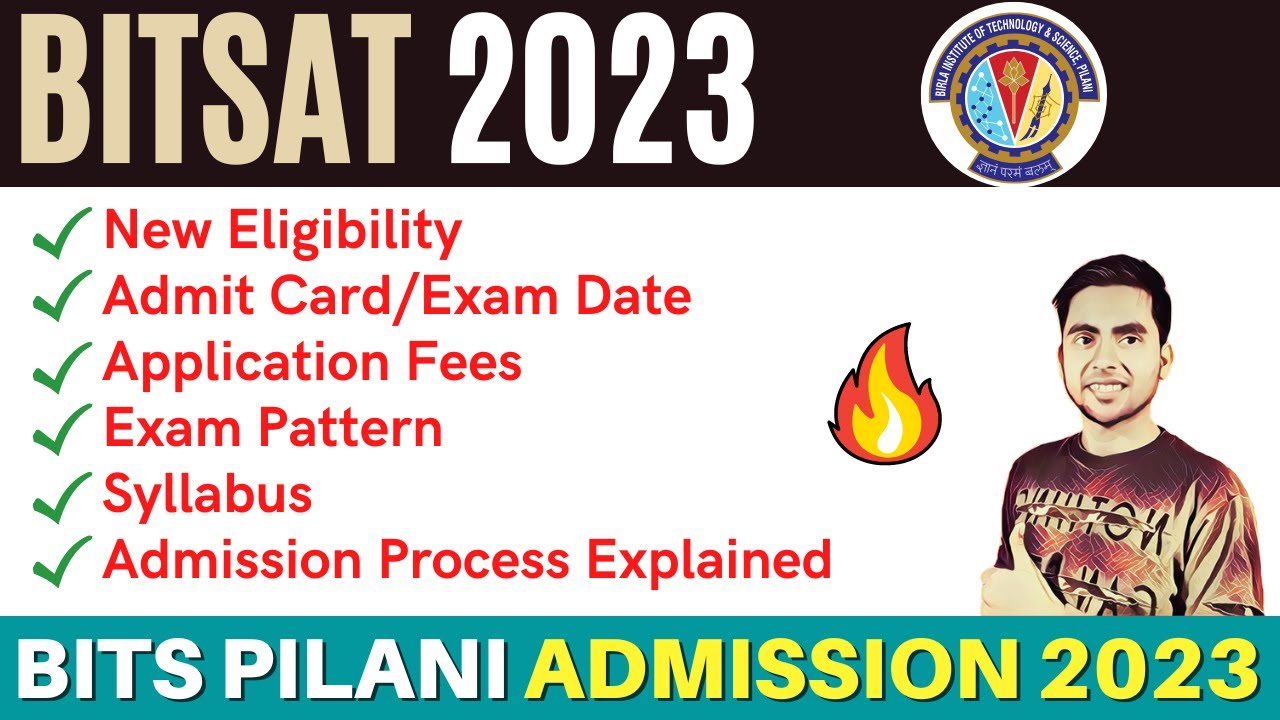 Bitsat 2023 Application Form Date And Fees - Printable Forms Free Online