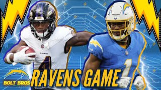 Ravens At Chargers Week12 WNF | BOLT BROS | Madden 24 NFL #chargers #boltup #Football