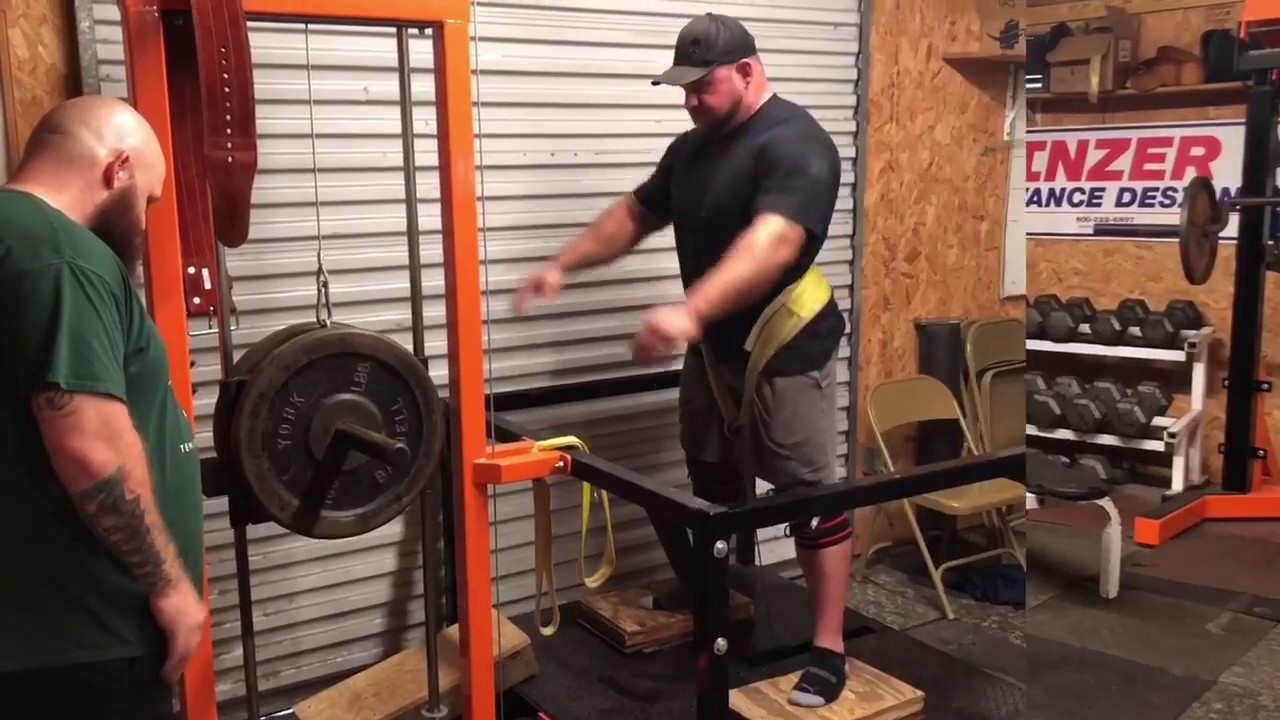 Brian Carroll Ssb Squat Block Deadlift Belt Squat Youtube