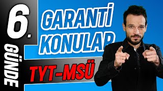 6 Günde TYT- MSÜ Tarih 2025 📘 TYT MSÜ Tarih Garanti Konular 🔴 Tarih Garanti Konular Kampı 2025