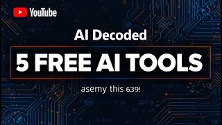 5 Free AI Tools You Need in 2026 (Beginner Guide)