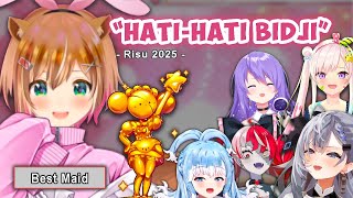 Risu Menjadi Best Maid Holoid 2025 dengan kekuatan \