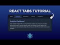 Build Modern Tabs in React JS with Tailwind CSS – Step-by-Step Tutorial